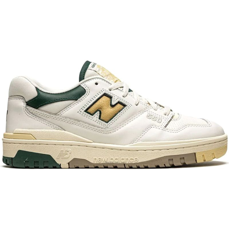 Giày New Balance 550 Aimé Leon Dore x Natural Green Cao Cấp
