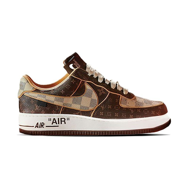 Giày Nike Air Force 1 Low x LV Louis Vuitton Monogram Brown