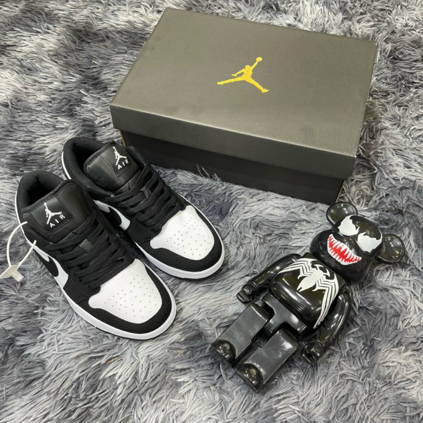 Giày Nike Air Jordan 1 Low Panda Cổ Thấp Rep 1:1