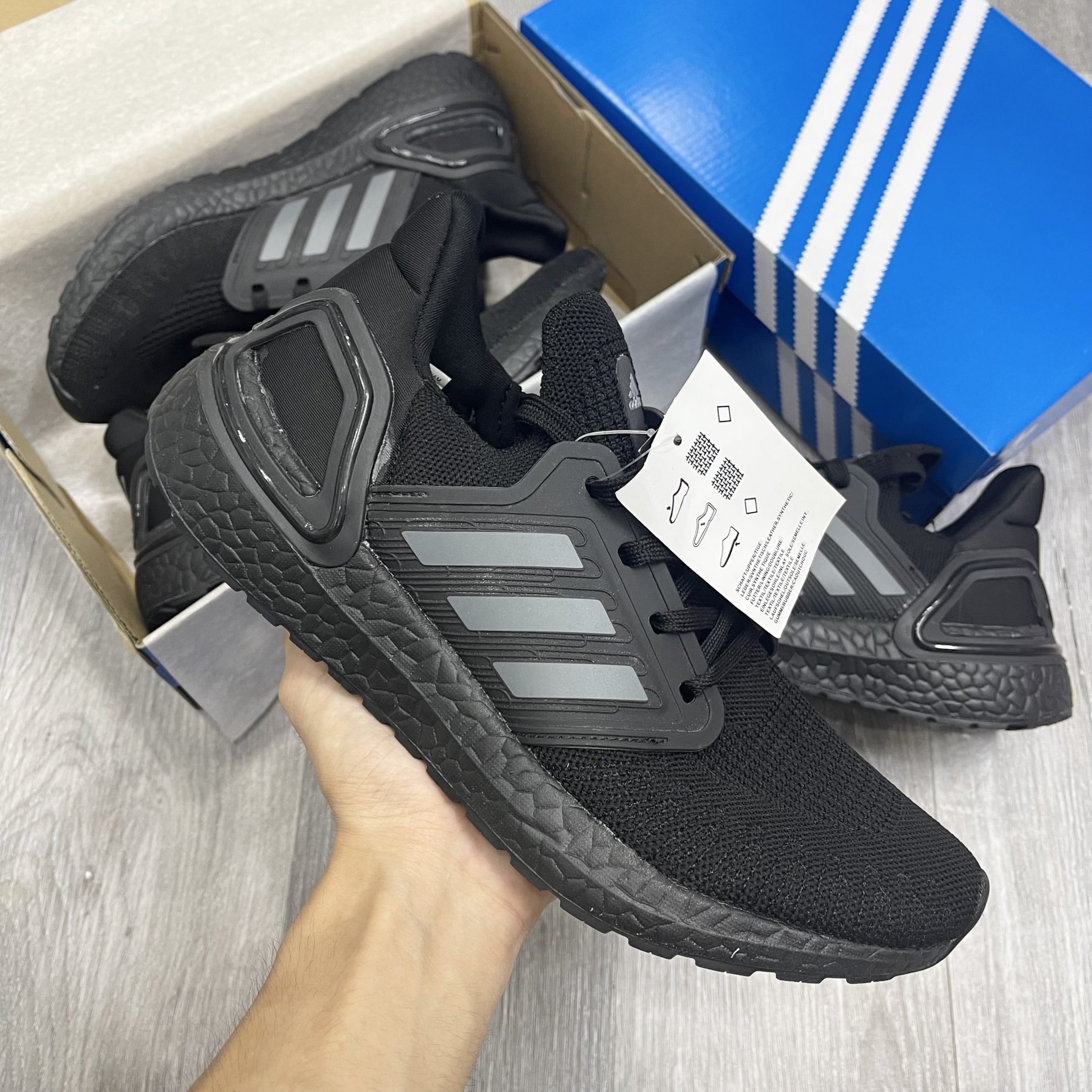 Giày Adidas Ultra Boost 60 Triple Black Đen Full