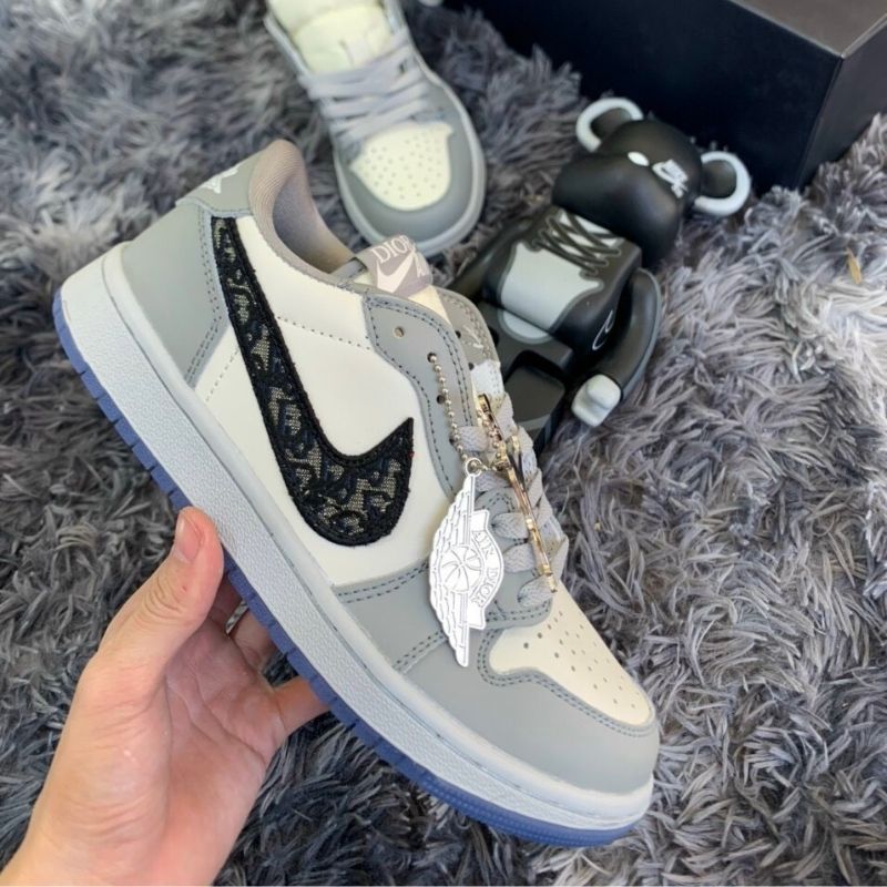 Giày Nike Air Jordan 1 Retro Low Dior Cổ Thấp Rep 1:1