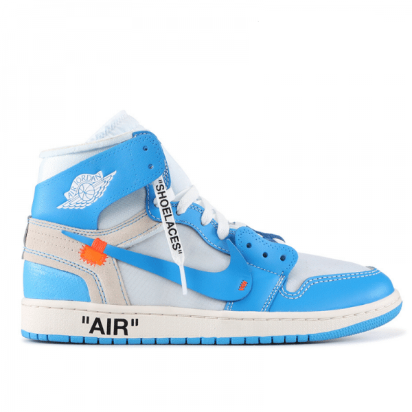 Giày Nike Air Jordan 1 Off White UNC Blue Replica 1:1