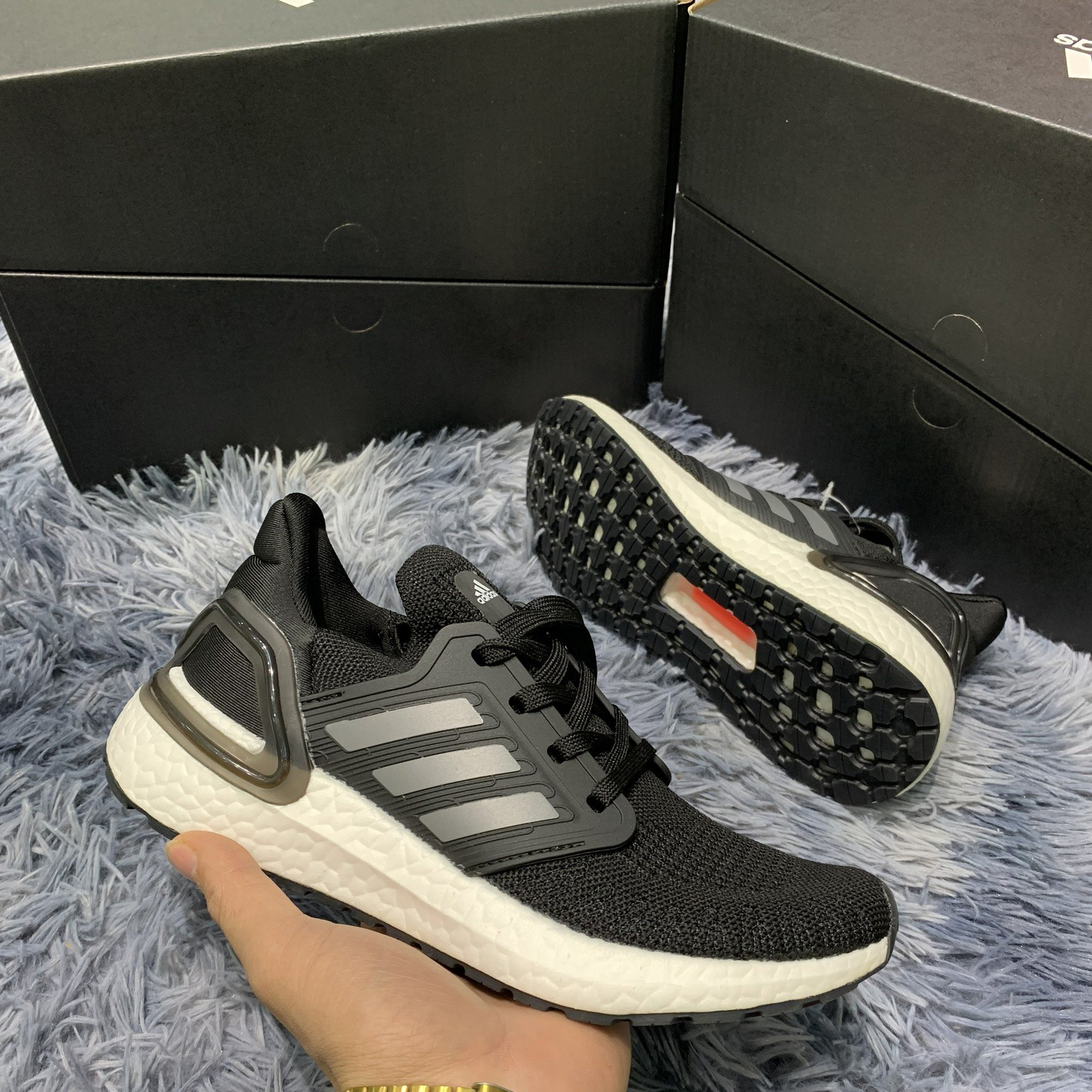 Giày Adidas Ultra Boost 60 Black white Rep 1:1