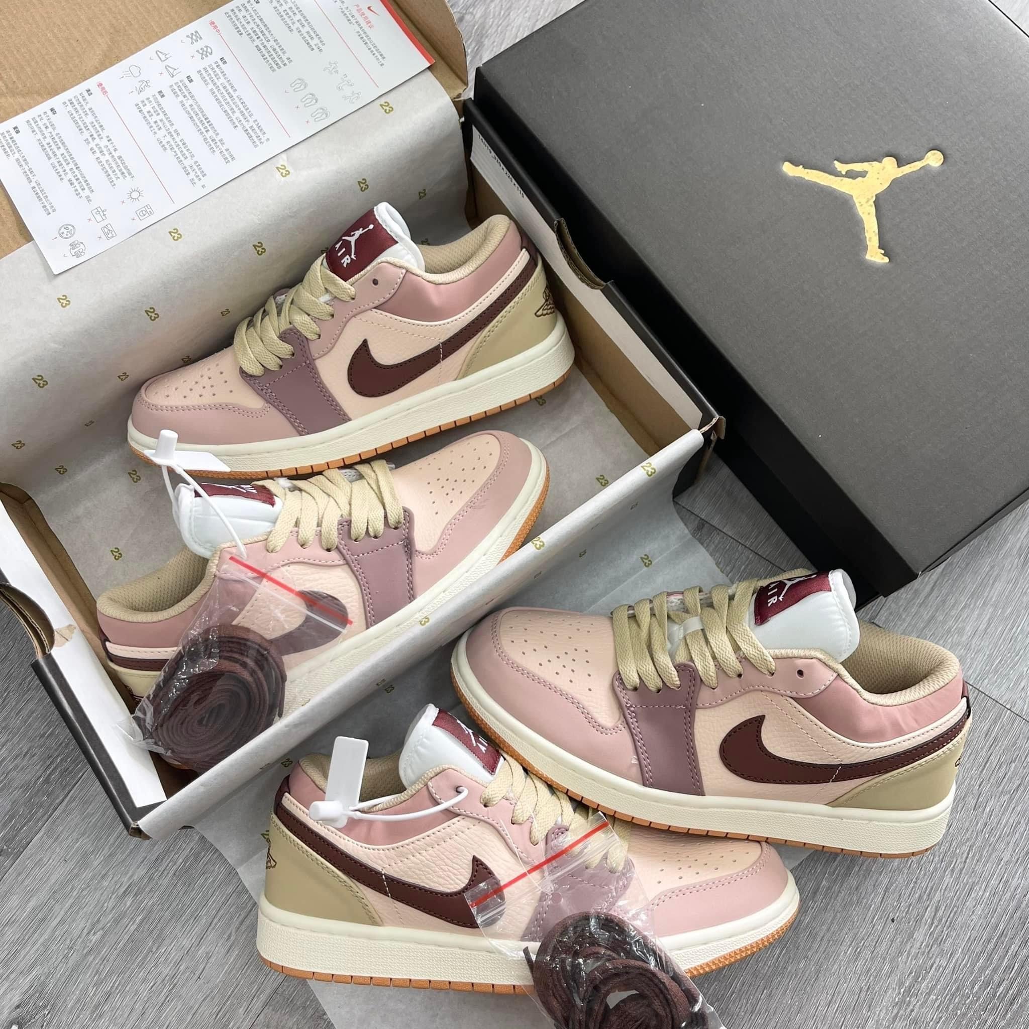 Giày Jd1 hồng mận