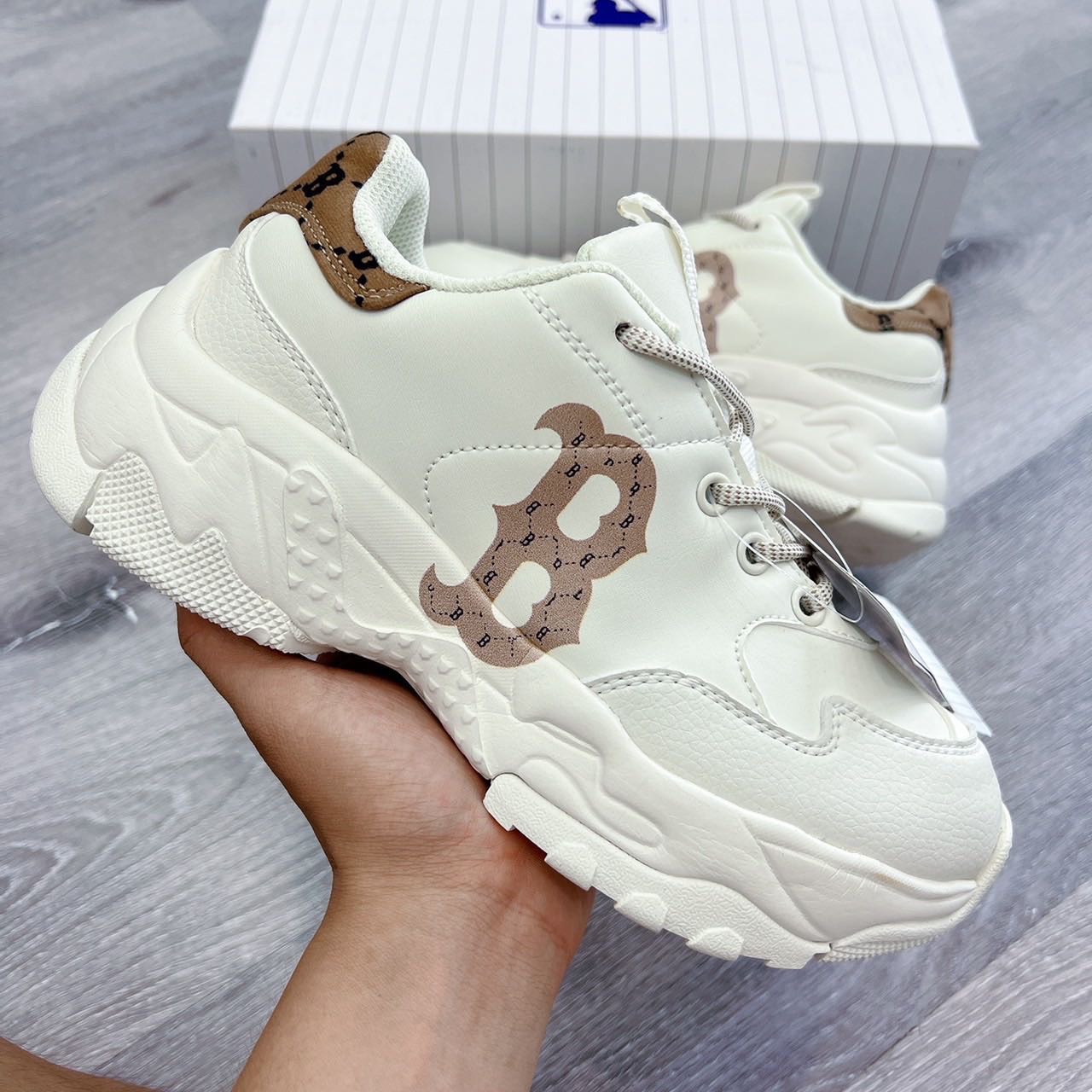 Giày MLB Bigball Chunky Monogram