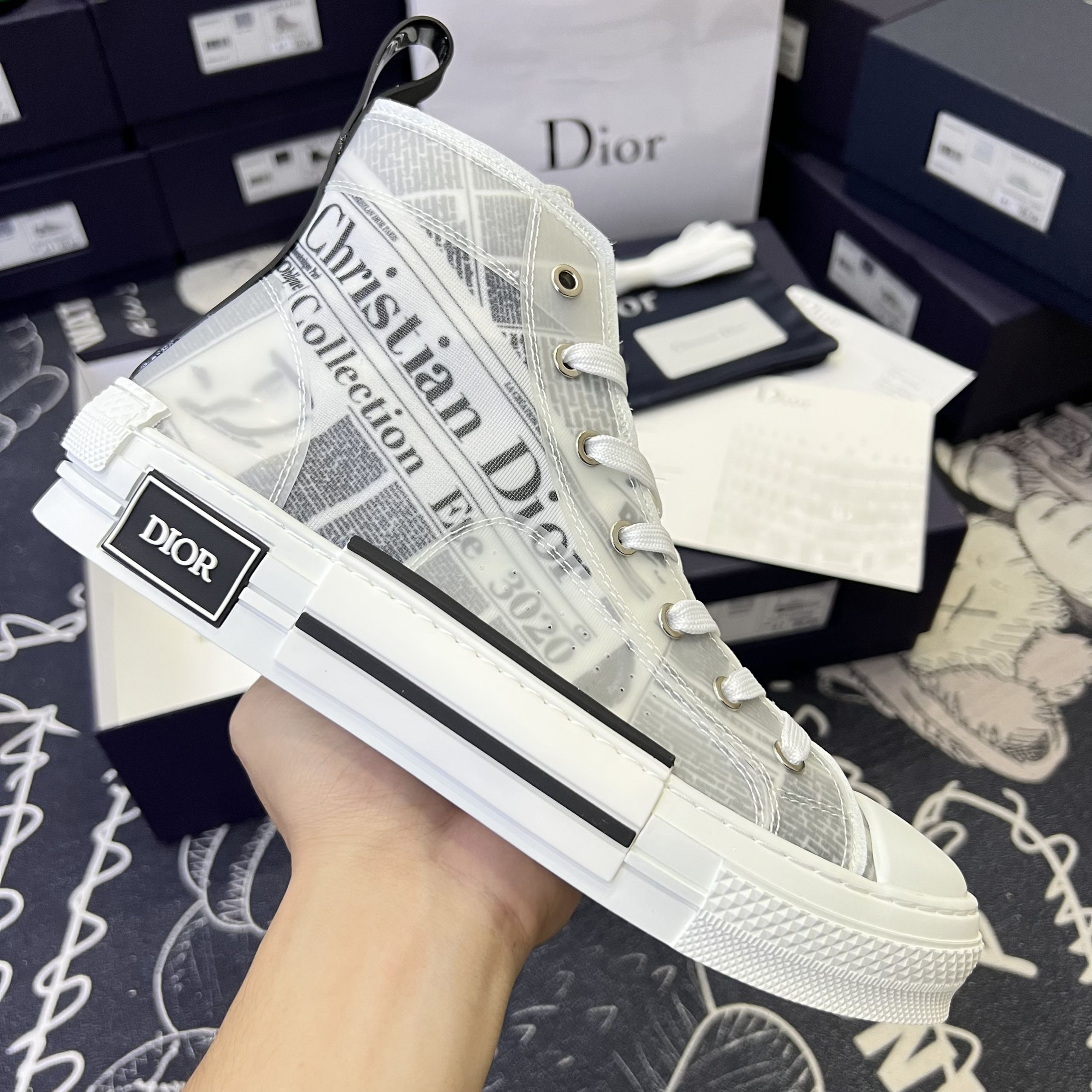 Giày Dior High CR7 Like Auth