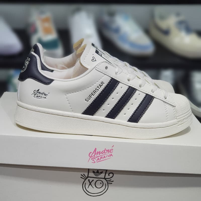 Giày Adidas Superstar André Saraiva Chalk White Black - Sò XO