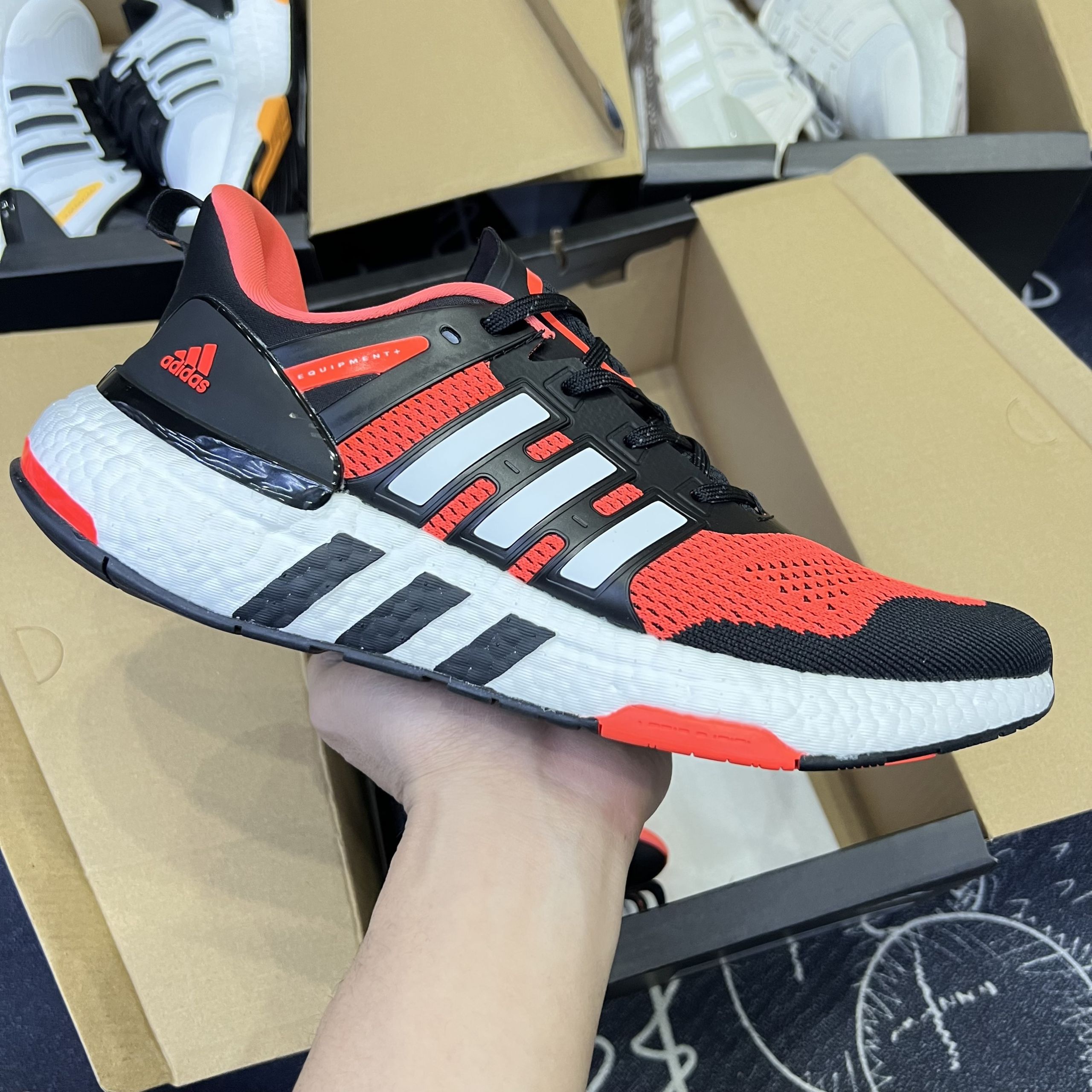 Giày Chạy Bộ Adidas EQT Bost 2023 Đỏ Đen LikeAuth