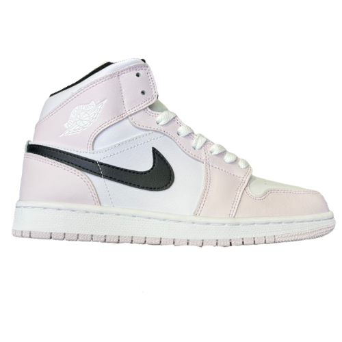 Giày Jordan 1 Mid Hồng Vệt Đen Nữ  Like Auth