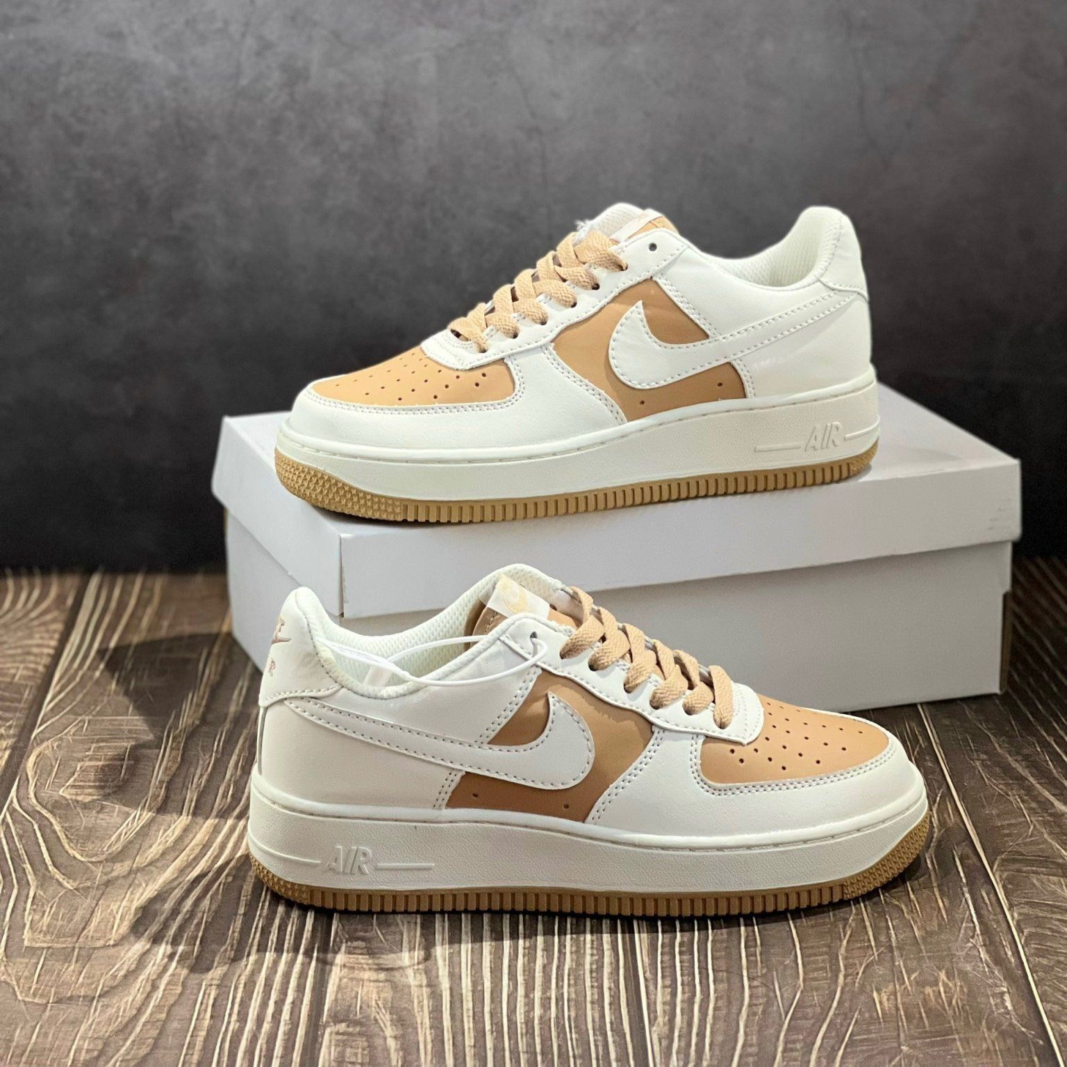 Giày Nike AF1 Trà Sữa Siêu Cấp